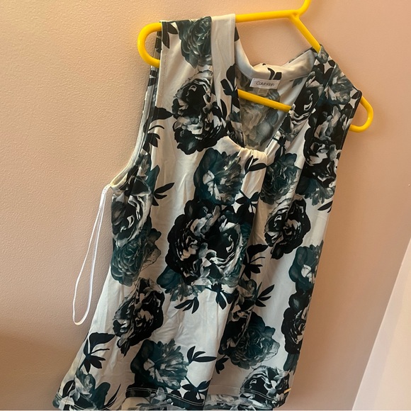 Calvin Klein Flowery tank top size Large Good used condition - Picture 3 of 7
